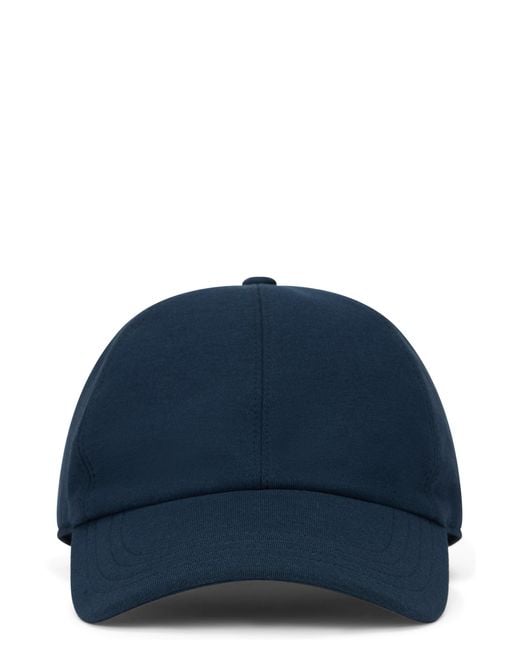 Slowear Blue Cap With Visor for men