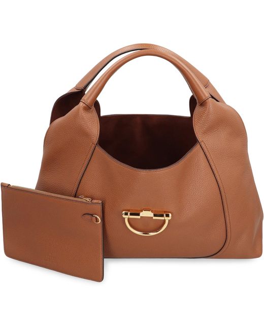 Gucci Brown Softbit Shoulder Bag Size Maxi