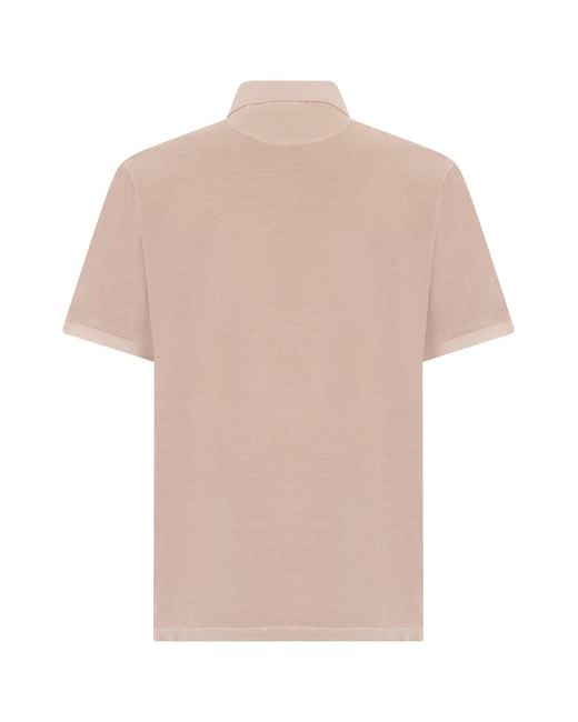 Gant Pink Short Sleeve Polo for men
