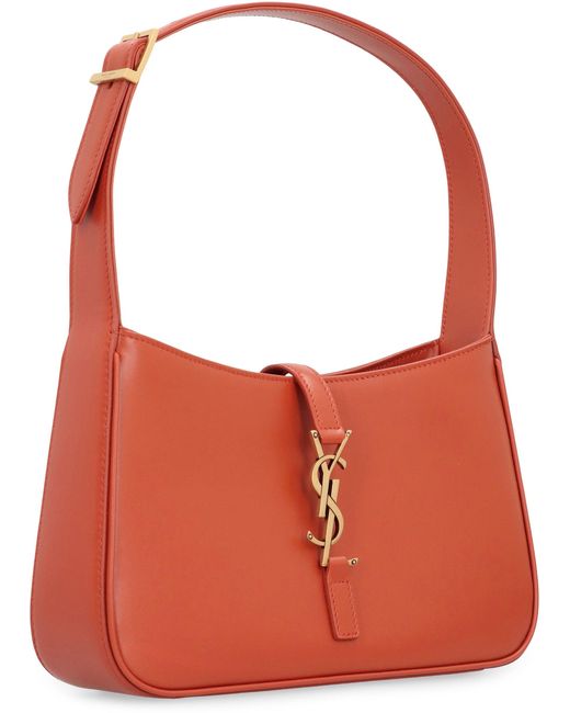 Saint Laurent Red Mini Hobo-Bag The 5 To 7