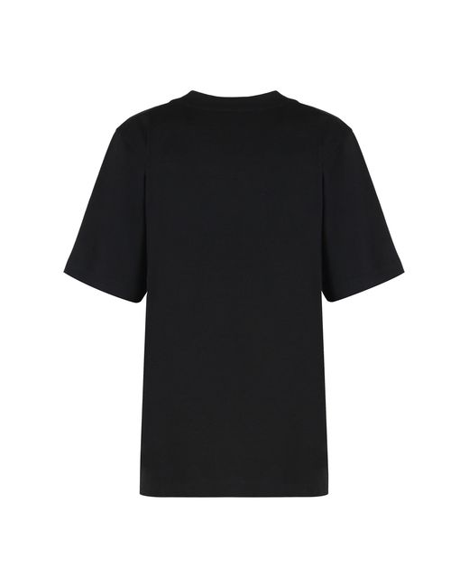Khaite Black Round Neck T-Shirt Allen