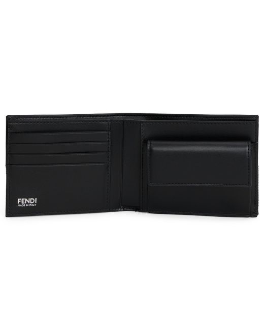 Fendi Black Wallet With Monogram for men