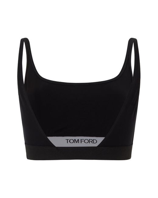 Tom Ford Black Stretch Intimate Top