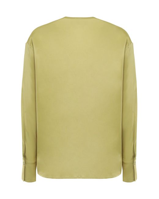 Pinko Green Viscose Blouse