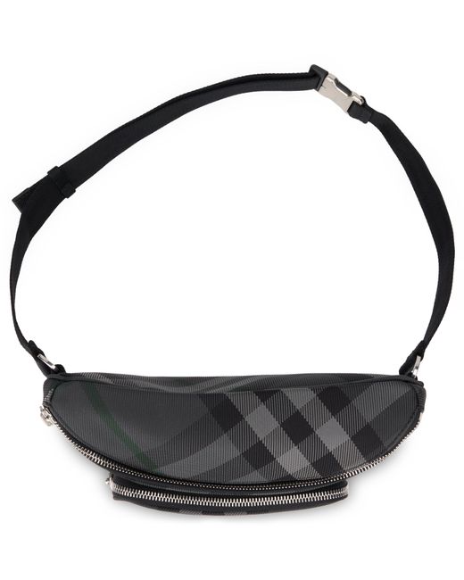 Burberry Gray Marsupio Grid for men