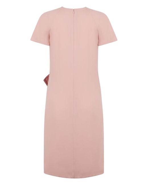 Valentino Garavani Pink Silk Dress With Bow