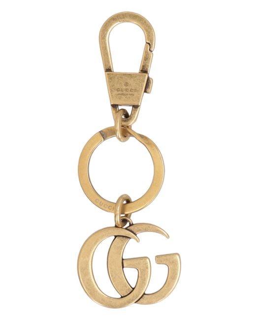 Gucci Metallic Metal Key Ring Hook for men