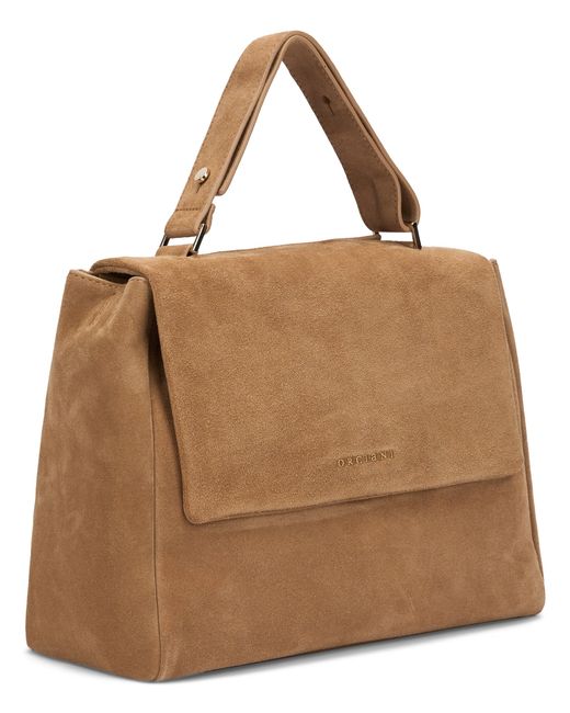 Orciani Brown Handbag Sveva