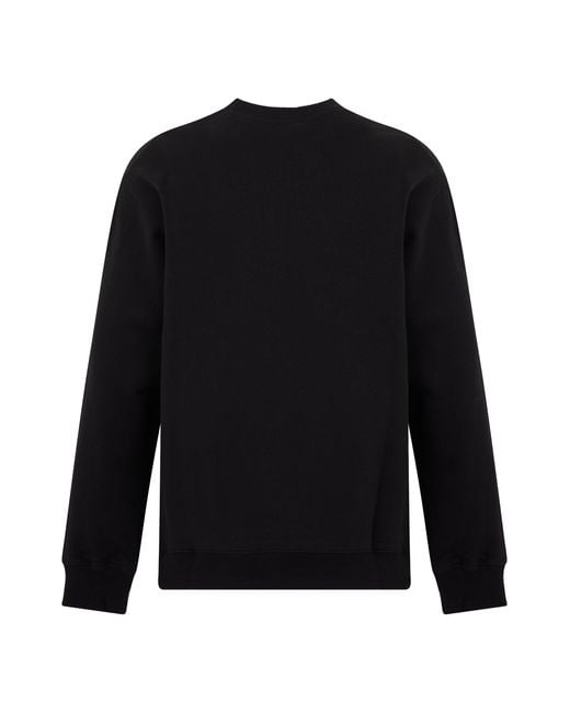 Drole de Monsieur Black Cotton Sweatshirt for men
