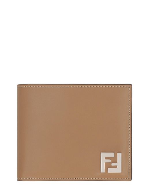 Fendi Brown Ff Bi-fold Wallet for men