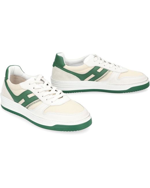 Sneakers low-top H630 di Hogan in Green da Uomo