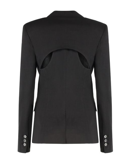 Pinko Black Linen Blazer