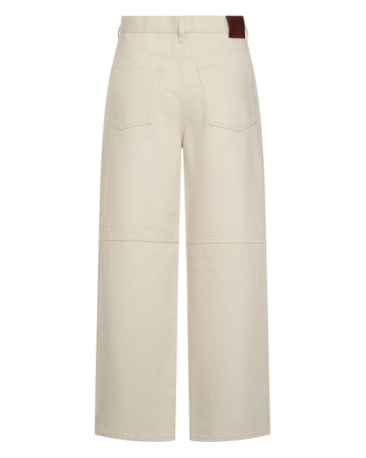 Gucci White High-Waist Tapered-Fit Trousers