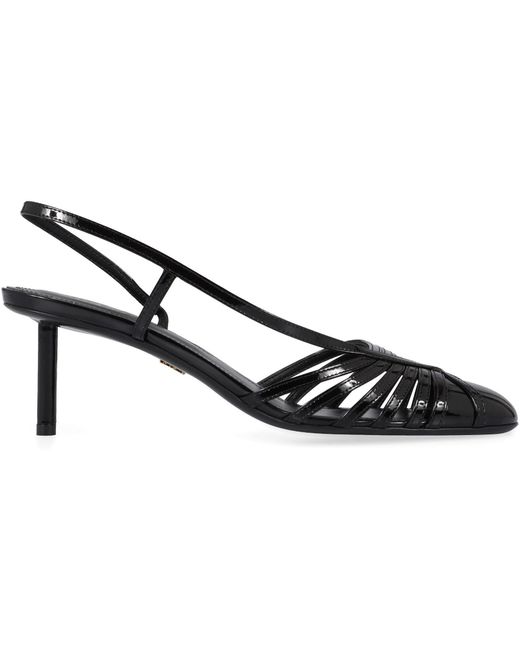 Ferragamo Black Patent Leather Pumps