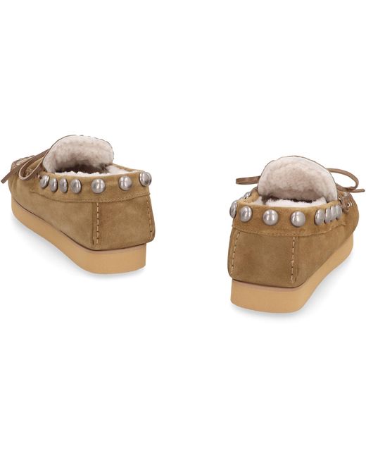 Isabel Marant Brown Forley Suede Loafers
