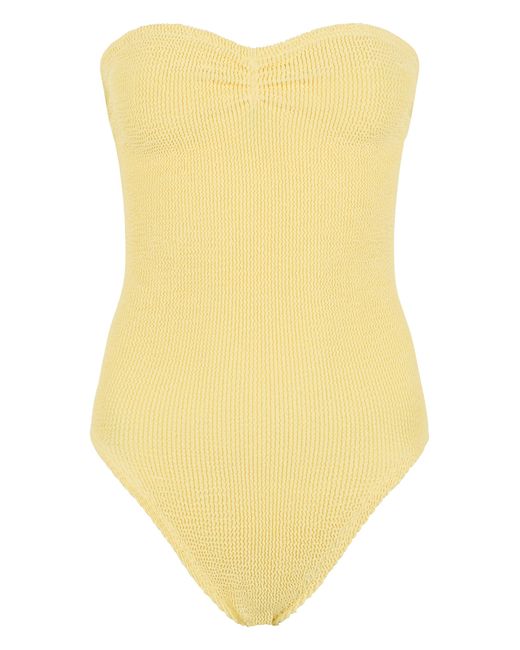 Hunza G Yellow One-Piece Swimsuit Brooke