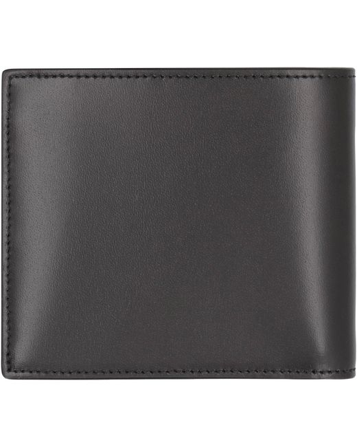 Saint Laurent Gray Tiny Cassandre East/West Leather Wallet for men