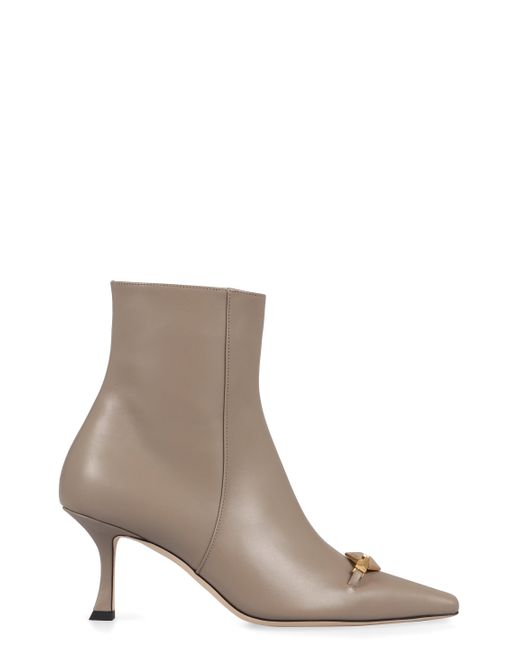 Stivaletti Ryker in pelle di Jimmy Choo in Brown