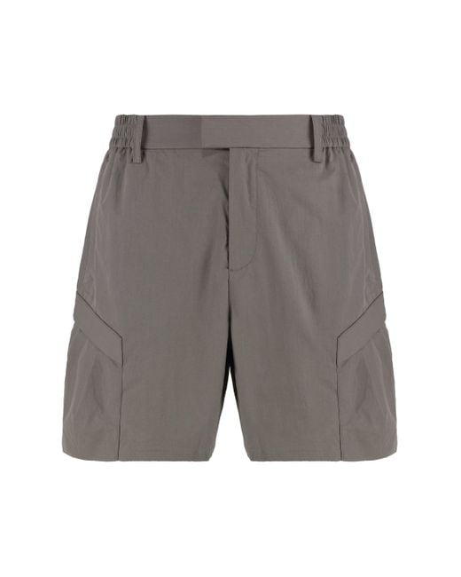 Bermuda in misto cotone di Represent in Gray da Uomo