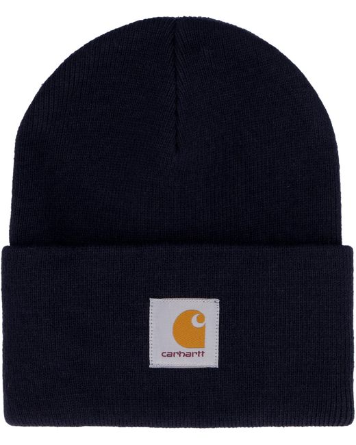 Carhartt Synthetic Ribbed Knit Beanie in Blue for Men - Lyst