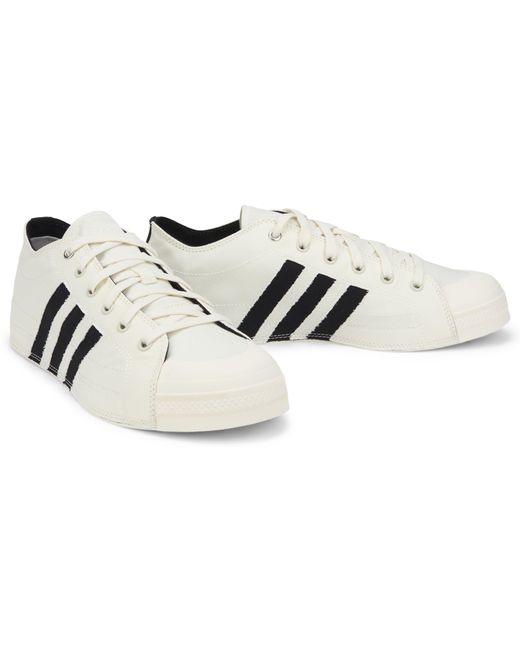 Y-3 White Nizza Fabric Sneaker for men