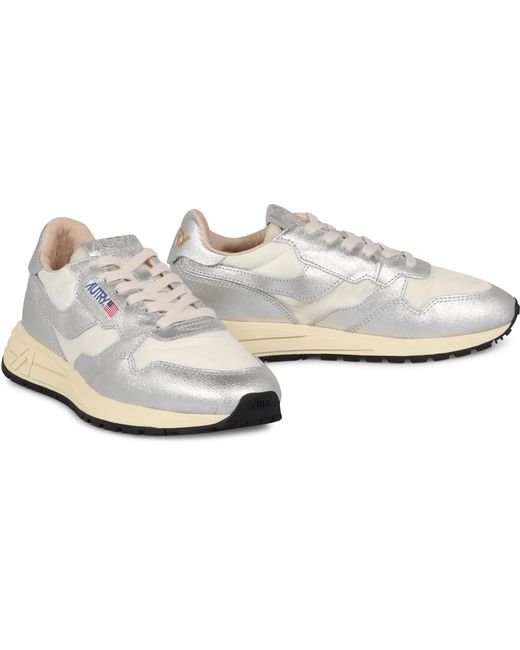 Autry White Reelwind Low-Top Sneakers