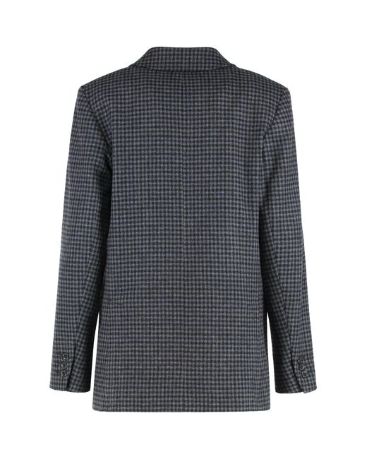A.P.C. Black Lucy Double Breasted Blazer