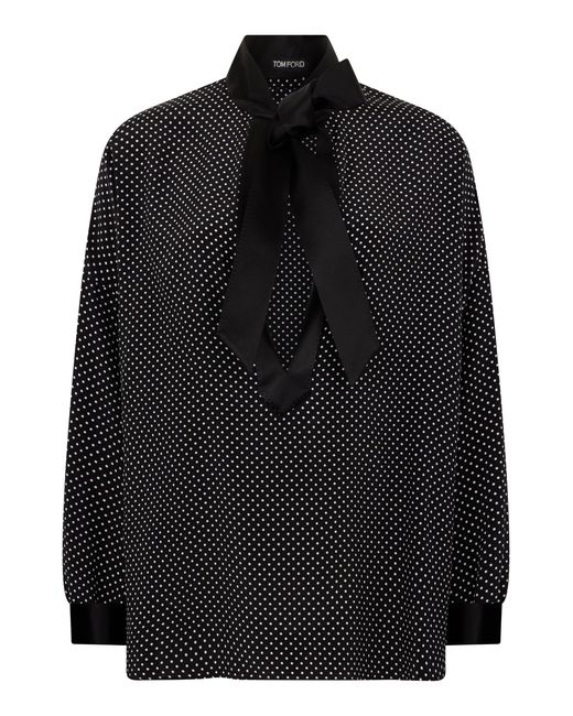 Tom Ford Black Blouse