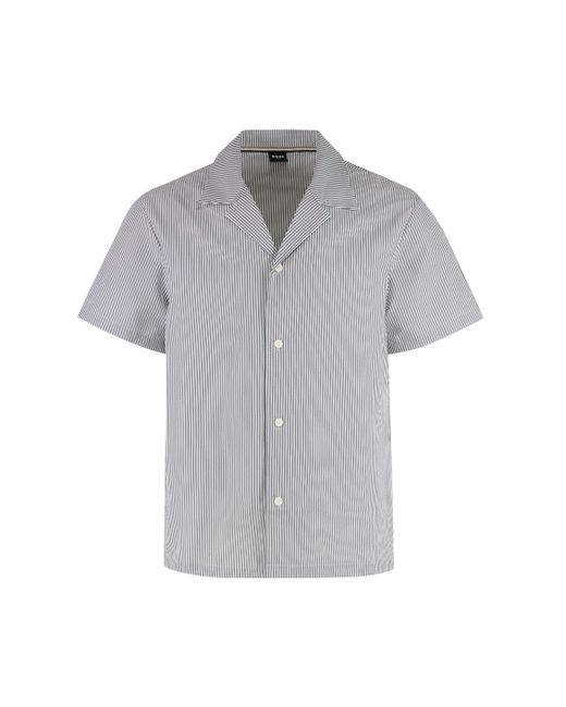 Camicia in tessuto tecnico di Boss in Gray
