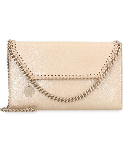 Stella McCartney Natural Wallet On Chain Falabella