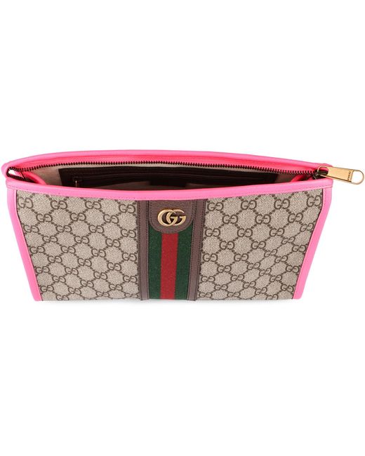 Gucci Gray Ophidia Pouch for men
