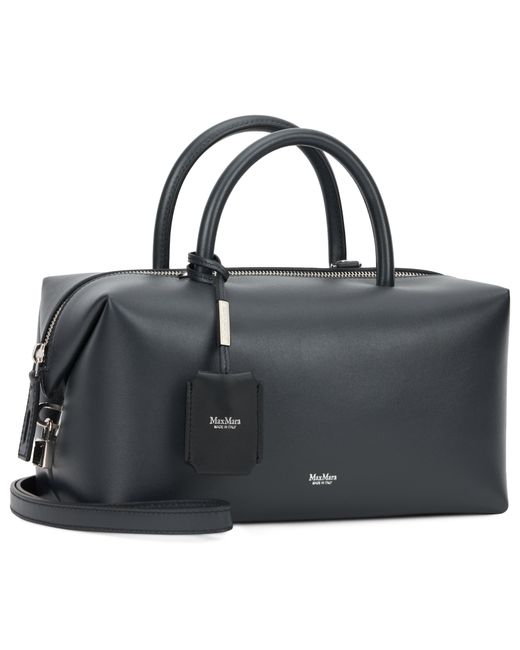 Max Mara Black Handbag With Handles And Shoulder Strap