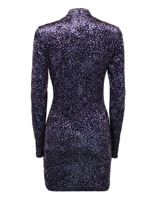 Isabel Marant Blue Havana Velvet Dress