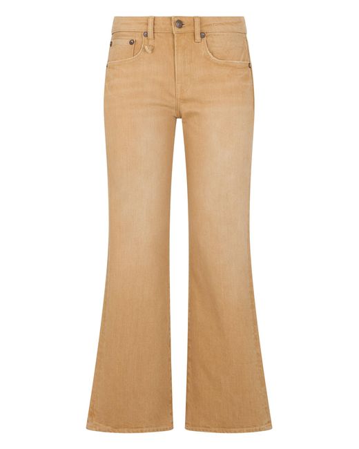 R13 Natural Flared Jeans