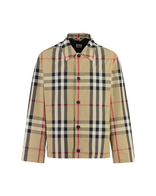 Burberry Natural Checked Jacket for men