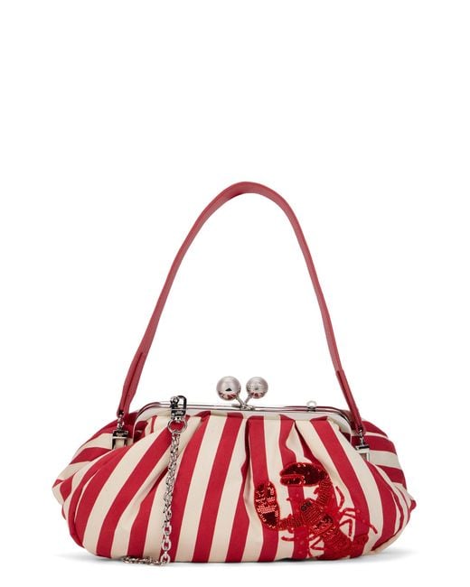 Weekend by Maxmara Red Shoulder Bag Pasticcino