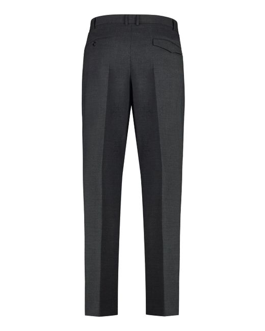 PT01 Blue Michael Wool Trousers for men
