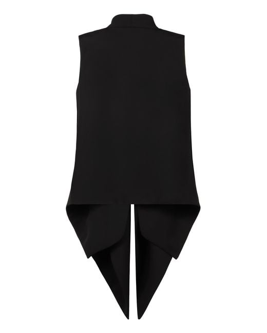 Ferragamo Black Wool Vest