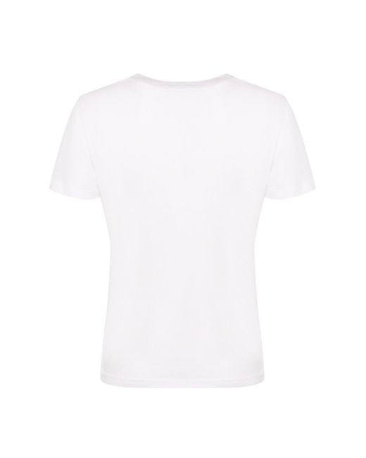 T-shirt in misto-cotone di Agolde in White