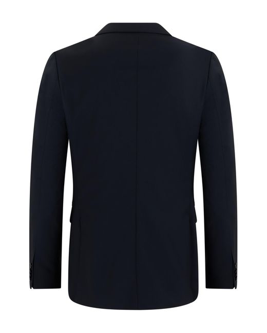 Boss Blue Double-Breasted Tailored Jacket for men