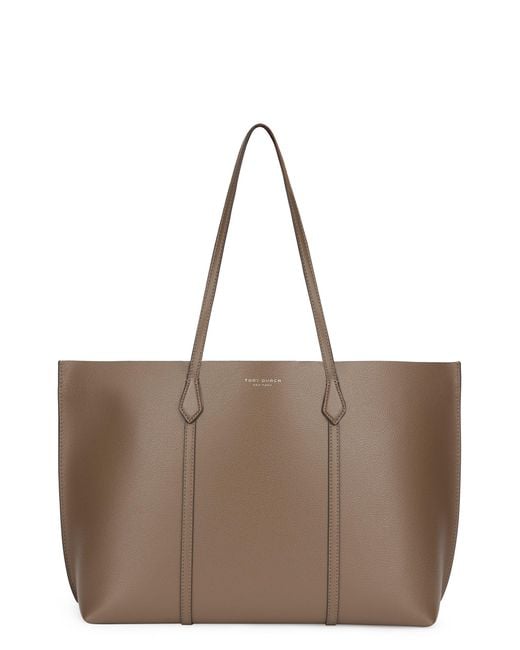 Tory Burch Brown Perry Leather Tote Bag