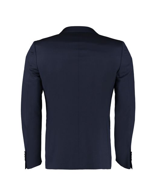 Tagliatore Blue Virgin Wool Two-Piece Suit for men