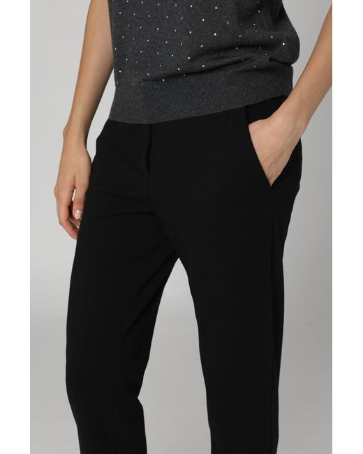 Pinko Black Bello Stretch Viscose Trousers