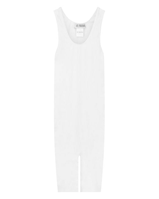 LES FILLES D'EVA White Lightweight, Comfortable And Versatile Overalls