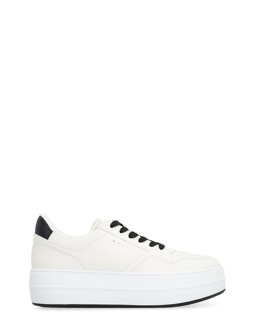 Hogan White Skyscraper Low-Top Sneakers