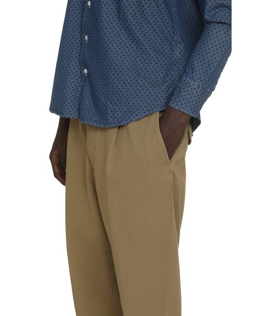 Dondup Natural Adam Stretch Cotton Chino Trousers for men