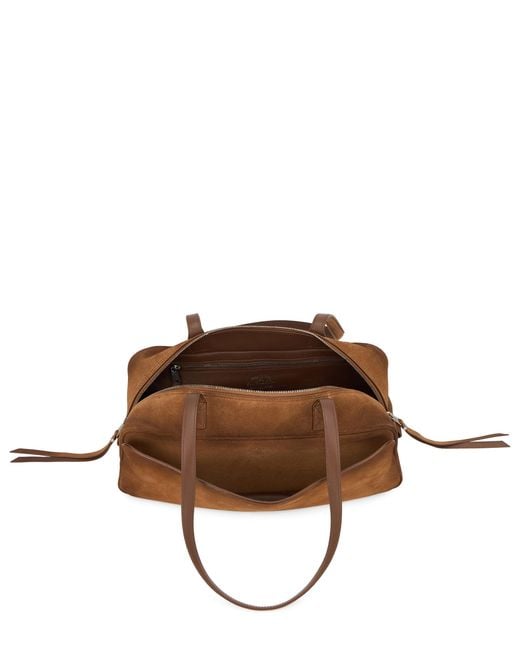 Balenciaga Brown Carrie Bowling Bag Small