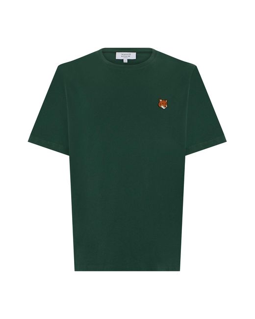 Maison Kitsuné Green T-Shirt Cotton T-Shirts for men