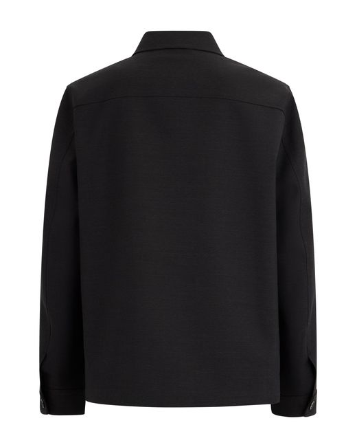 Gucci Black Wool Jacket With Buttons for men