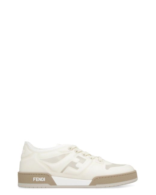 Fendi Match Fabric Low top Sneakers in White Lyst UK